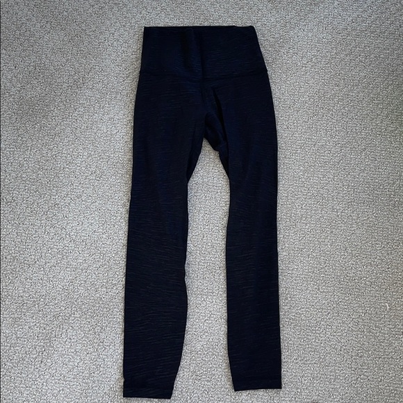 lululemon athletica Pants - Lululemon Align Pants II 25” size 4 Emboss Black